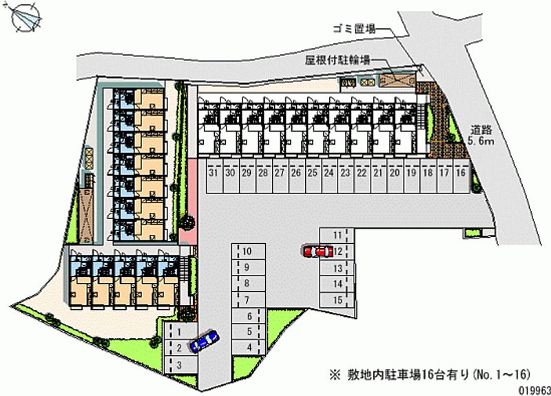 レオパレスめんそーれー 月極駐車場