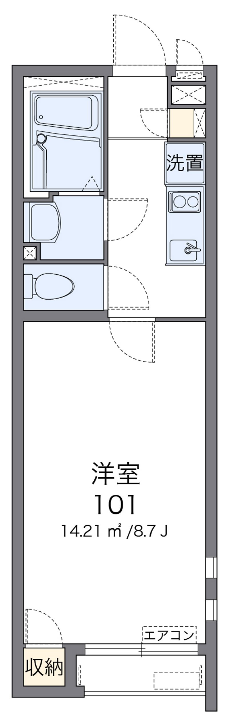 クレイノティアラ 間取り