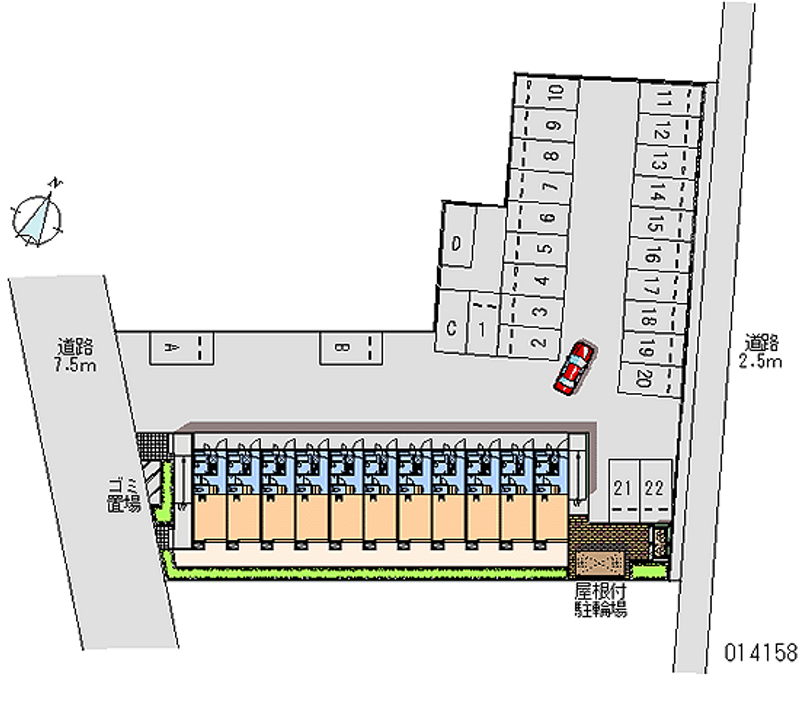 14158 Monthly parking lot