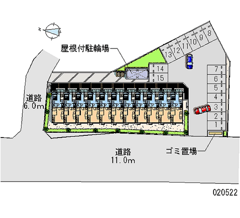 20522 Monthly parking lot