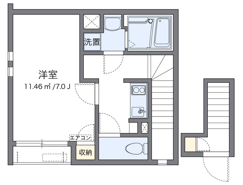 クレイノＳ　うめのき１６ 間取図