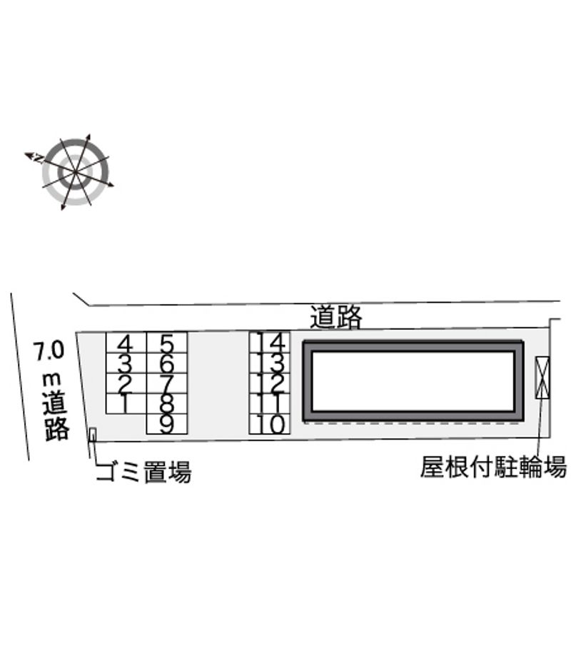 レオパレスサクセスⅡ 配置図