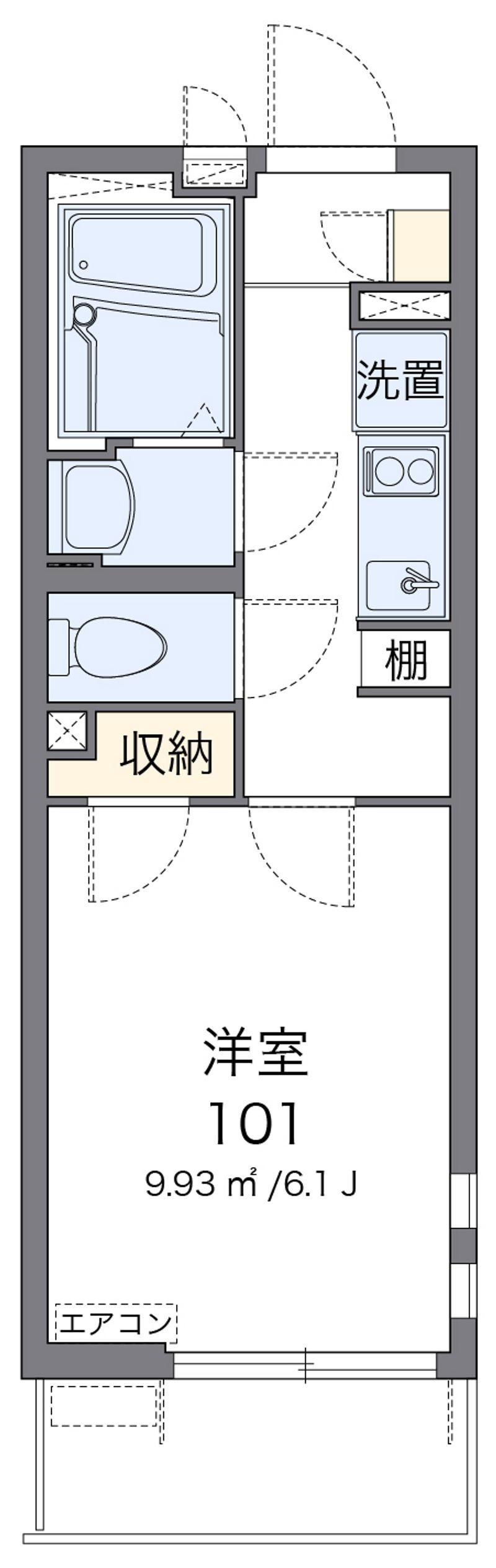 クレイノＬＥＧＡＣＹ鵜の木 間取図