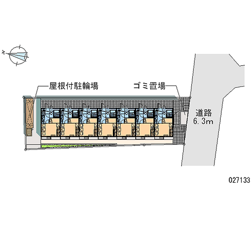 レオパレスプレミール 区画図