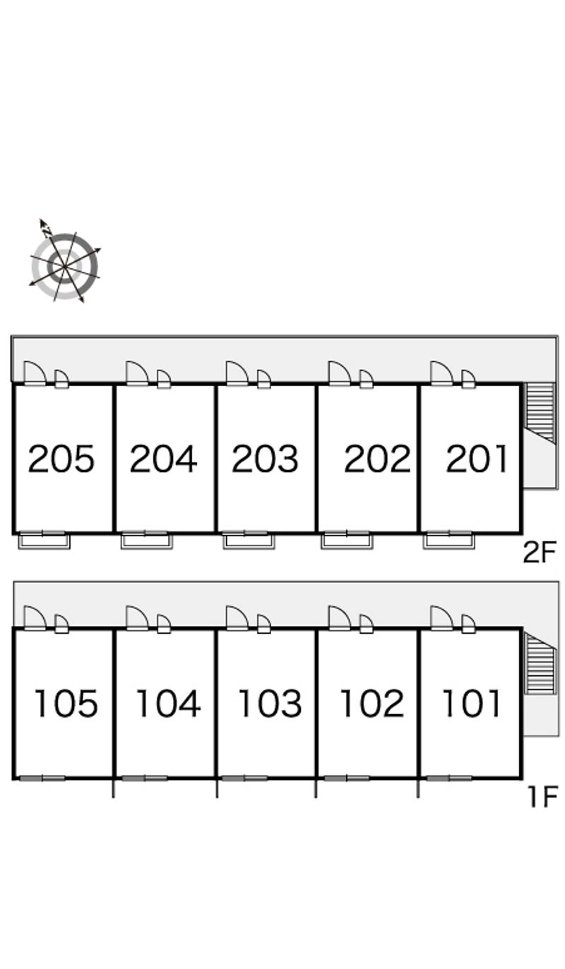 レオパレスエムエスケイⅡ 間取配置図