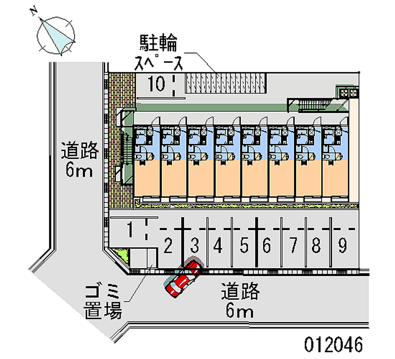 レオパレスＫＡＫＵＲＩＮ 月極駐車場