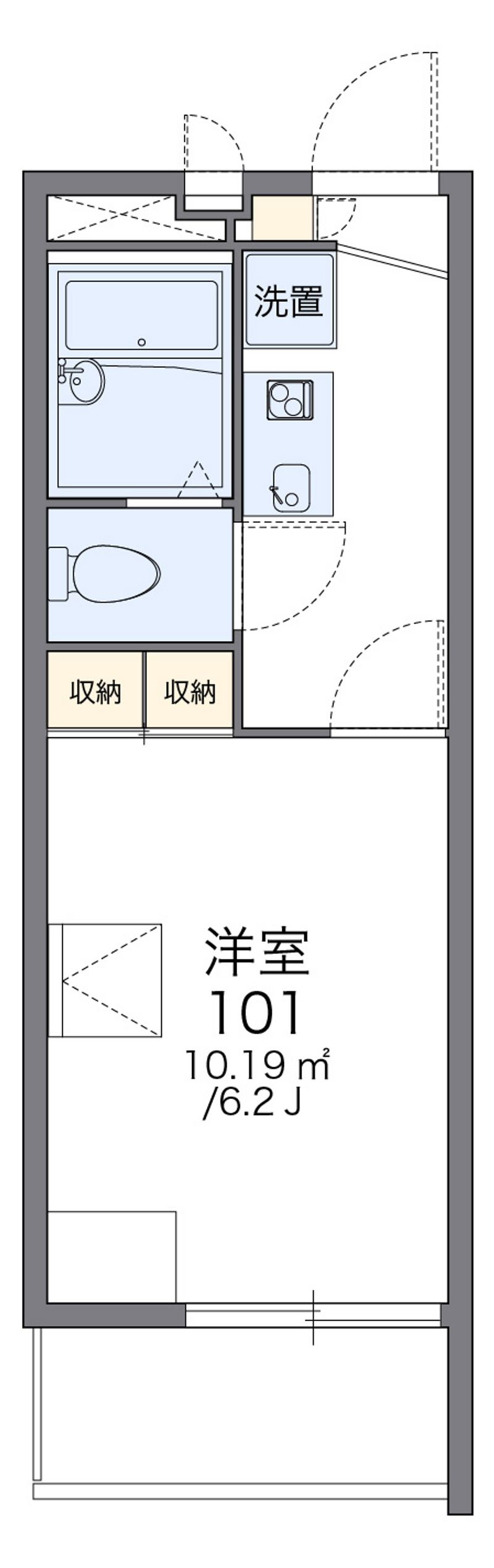 レオパレスＭｉｏ 間取図