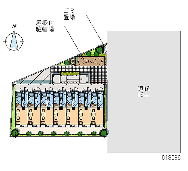 レオパレスレグルス 区画図