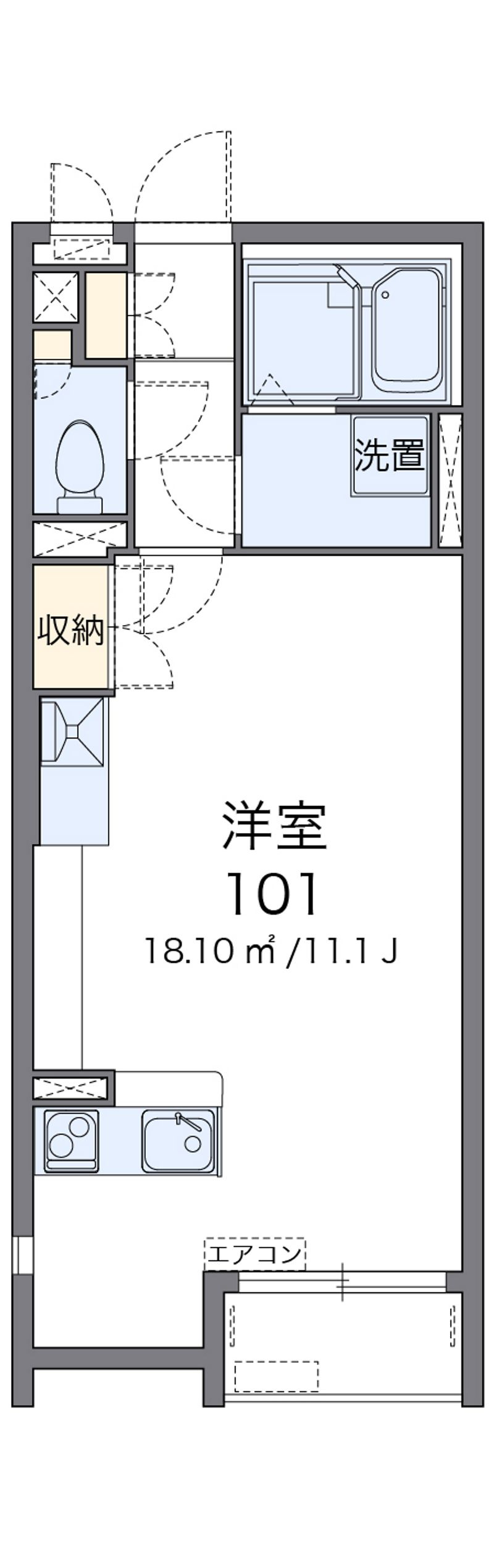 レオネクスト多田新田 間取図