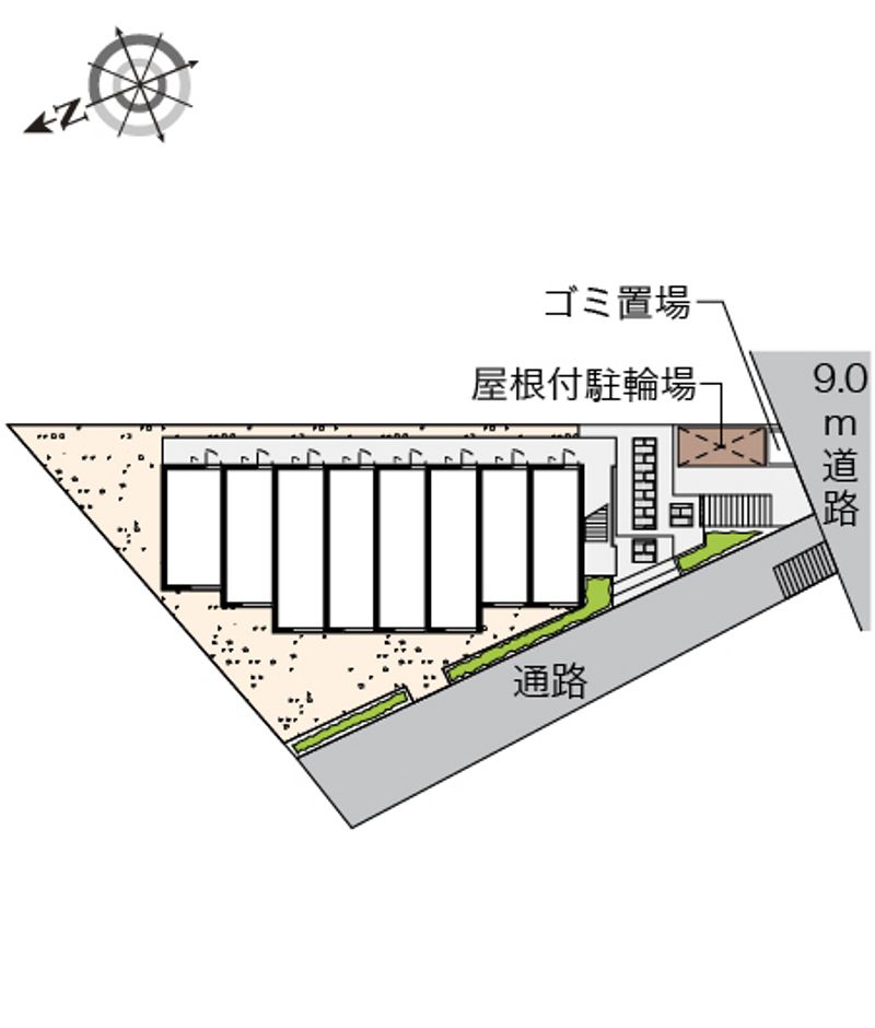 レオパレス南馬込ＥＴ 配置図