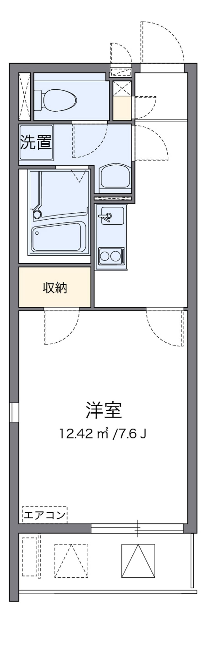 クレイノ縁 間取図