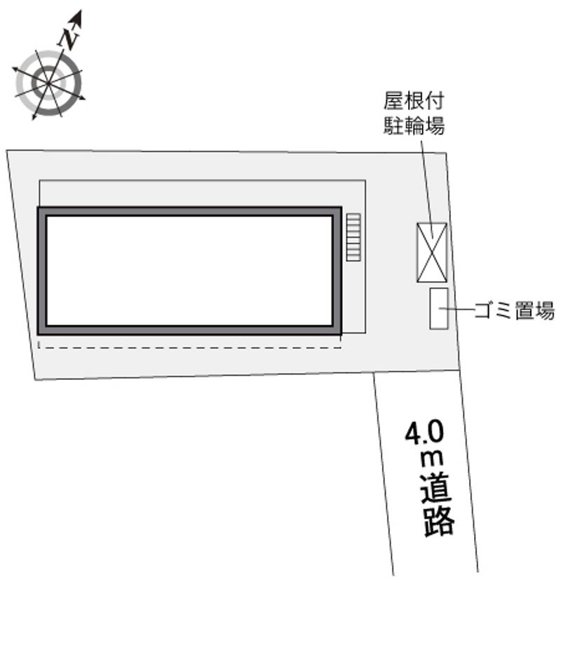 レオパレス上福岡 配置図