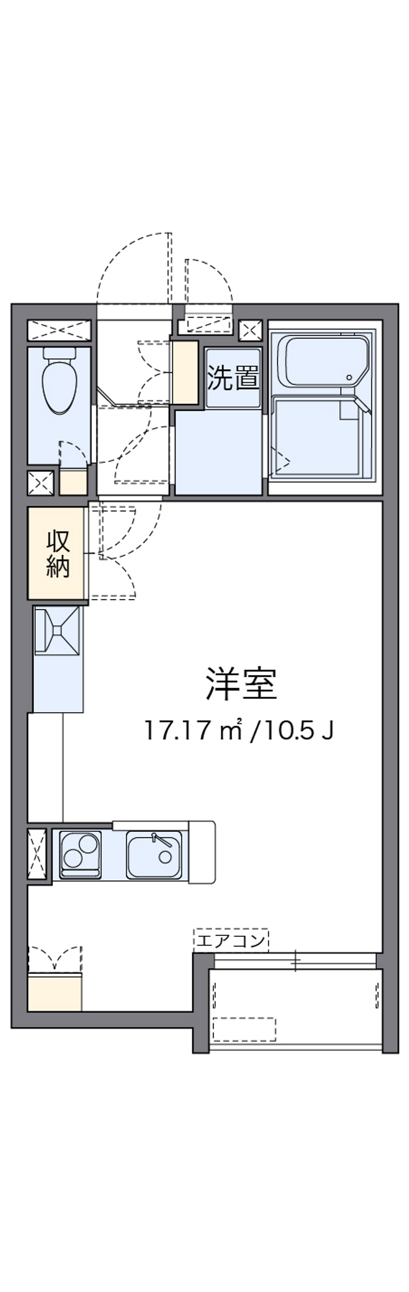 レオネクストケイスピリット桜坂 間取図