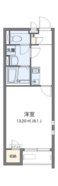 クレイノボヌール住吉 間取り図