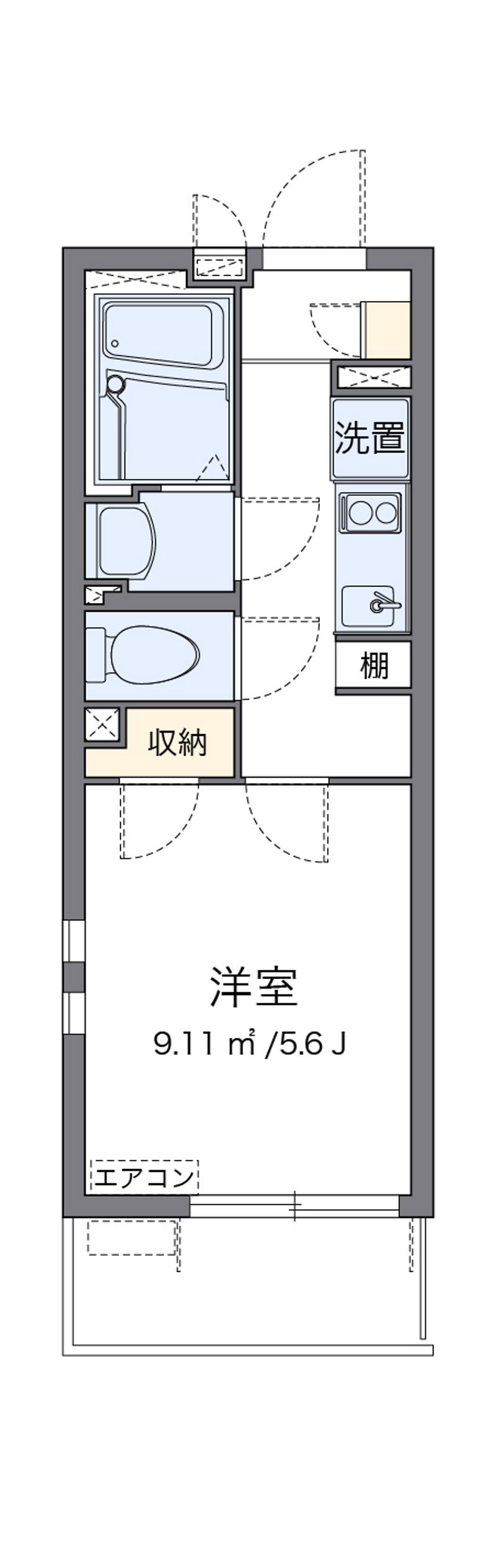 クレイノジャバ石井 間取図