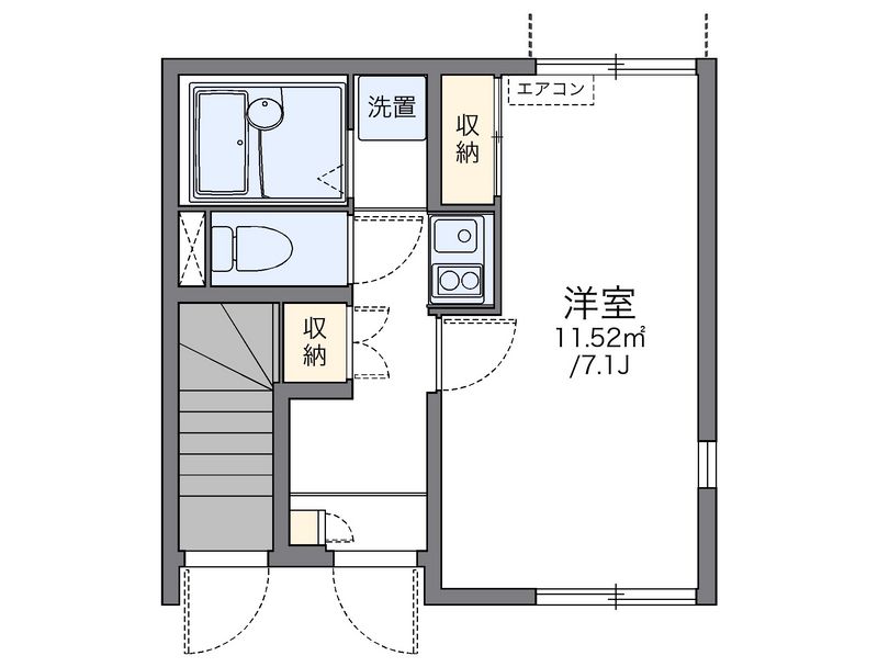 レオネクスト三宮 間取図