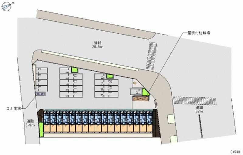 レオネクストポポラーレ 月極駐車場