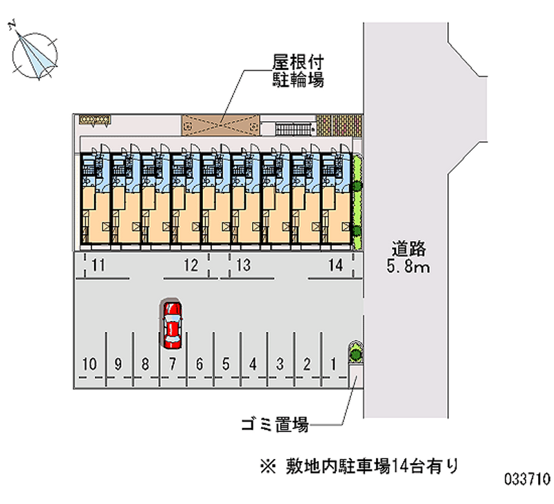 レオパレスイーススペース 月極駐車場