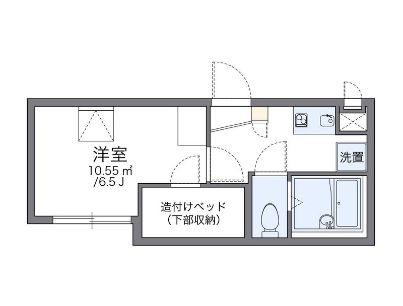 レオパレスウェリナ 間取り