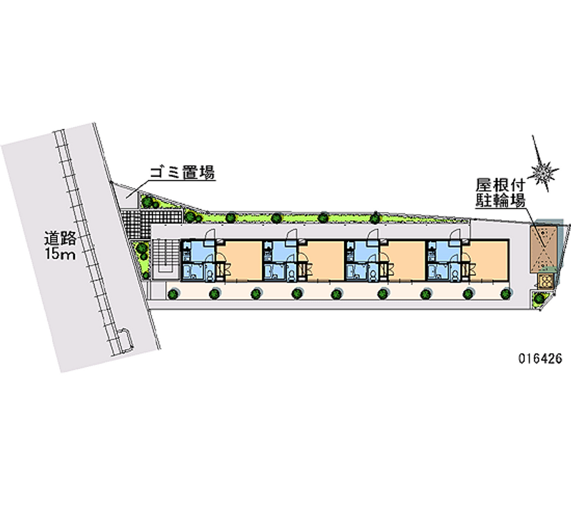 レオパレスフォレストヒル 区画図