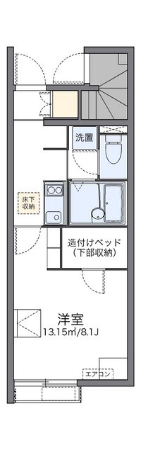 レオネクストハニカムエイト 間取り図