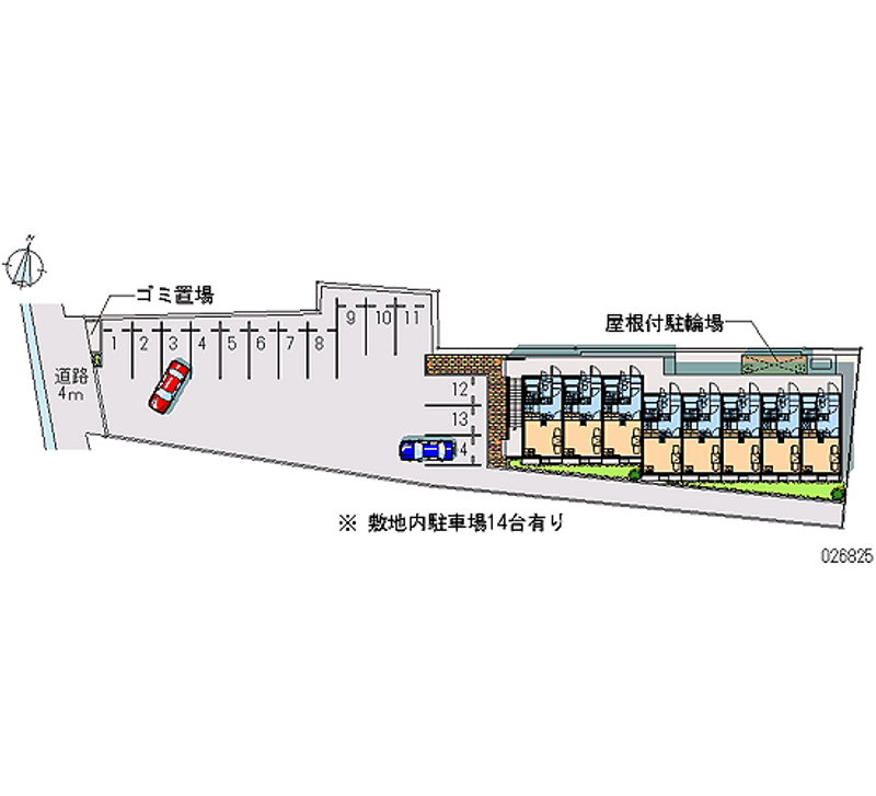 レオパレス蛍 月極駐車場