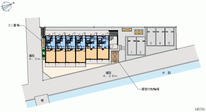 レオパレスオクシム 月極駐車場