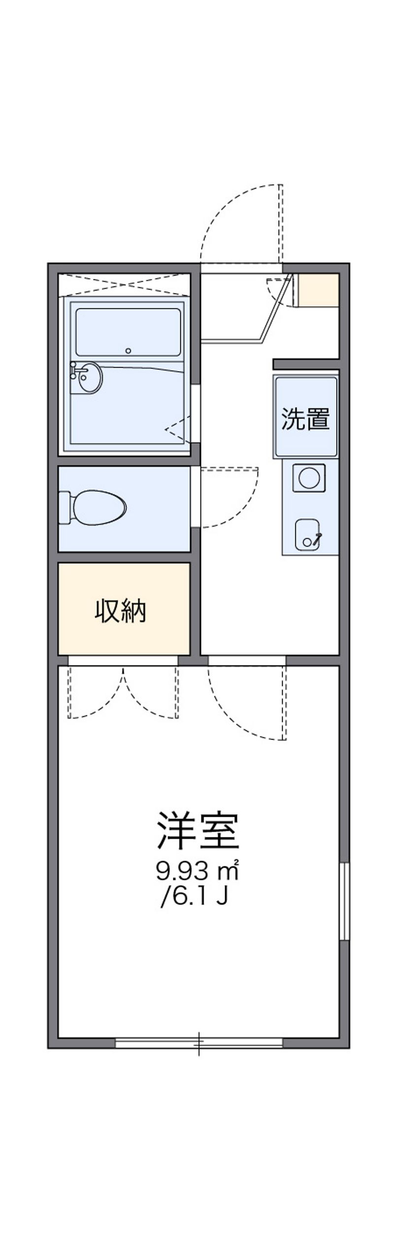 レオパレスフローラル・ヴィラ 間取り