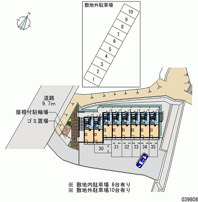 レオパレスＥＩＳＨＯ 月極駐車場