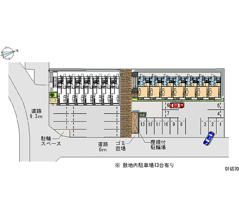 レオパレスヴィラ 月極駐車場