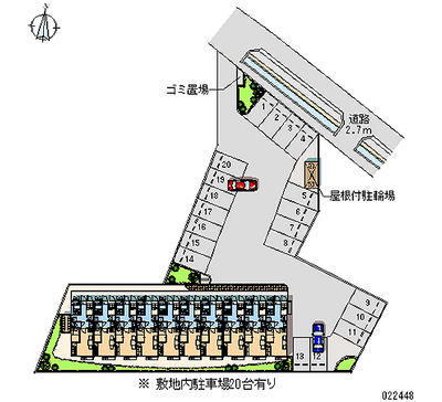 22448 Monthly parking lot