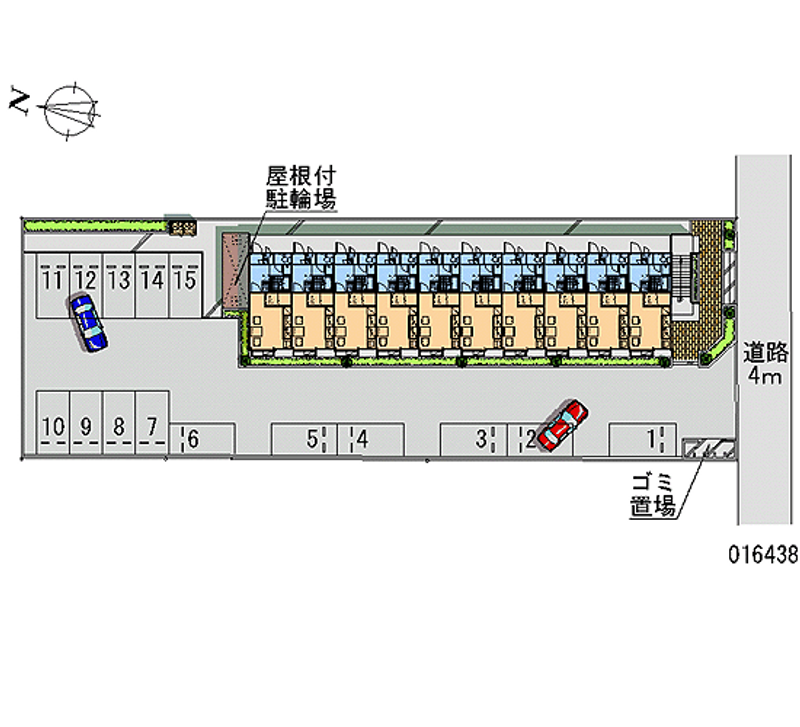 16438 bãi đậu xe hàng tháng