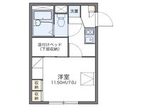 レオパレスラポール 間取り図