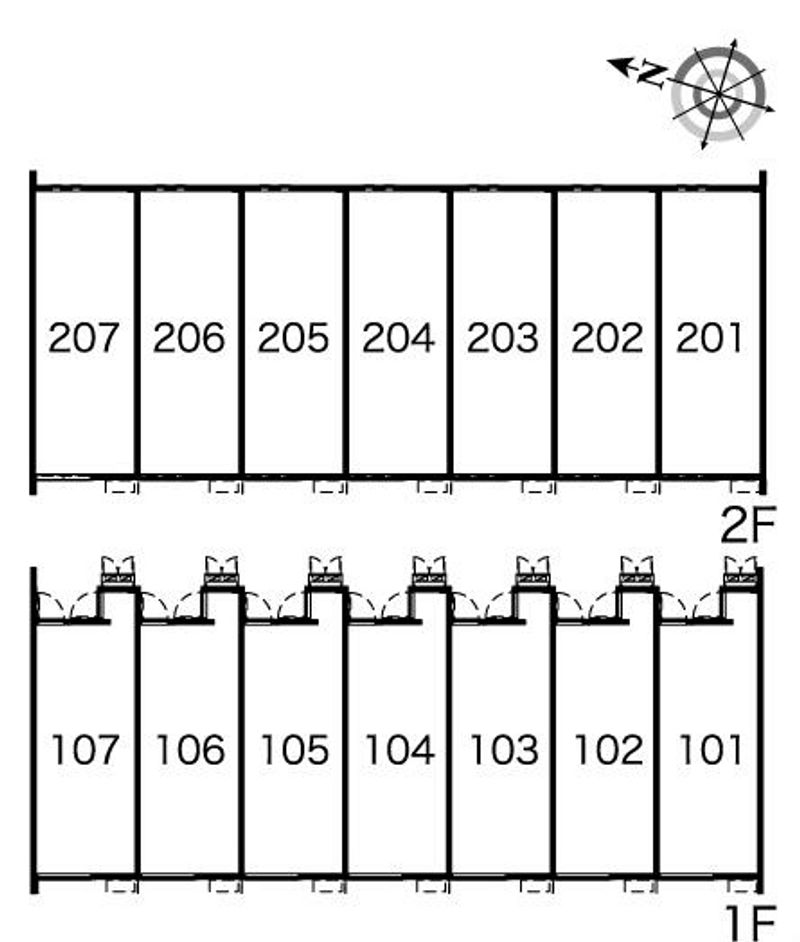 レオネクスト桜 間取配置図