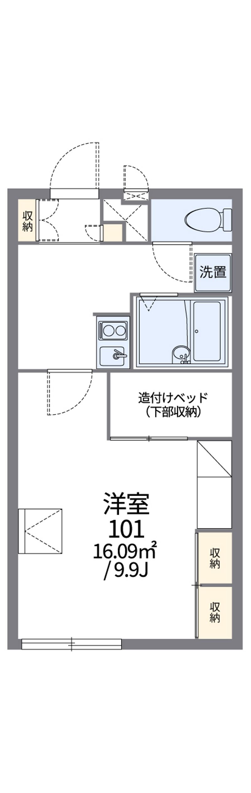 レオパレス香峯 間取図