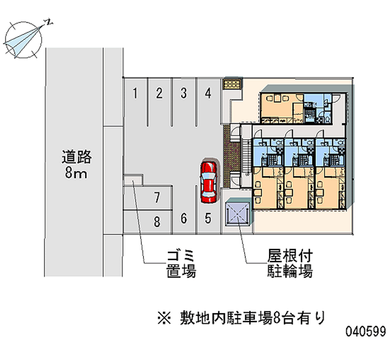 40599 Monthly parking lot