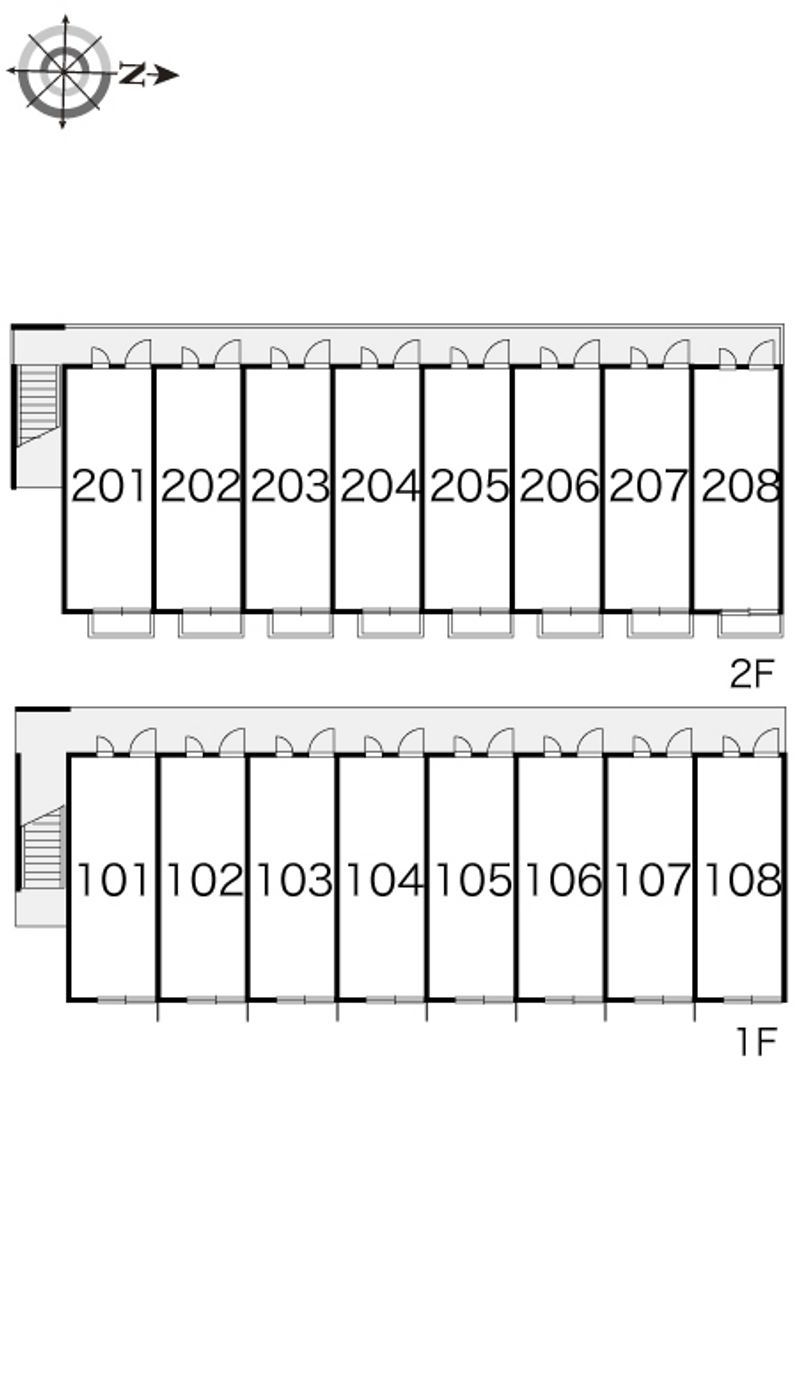 レオパレスエスペランサ 間取配置図
