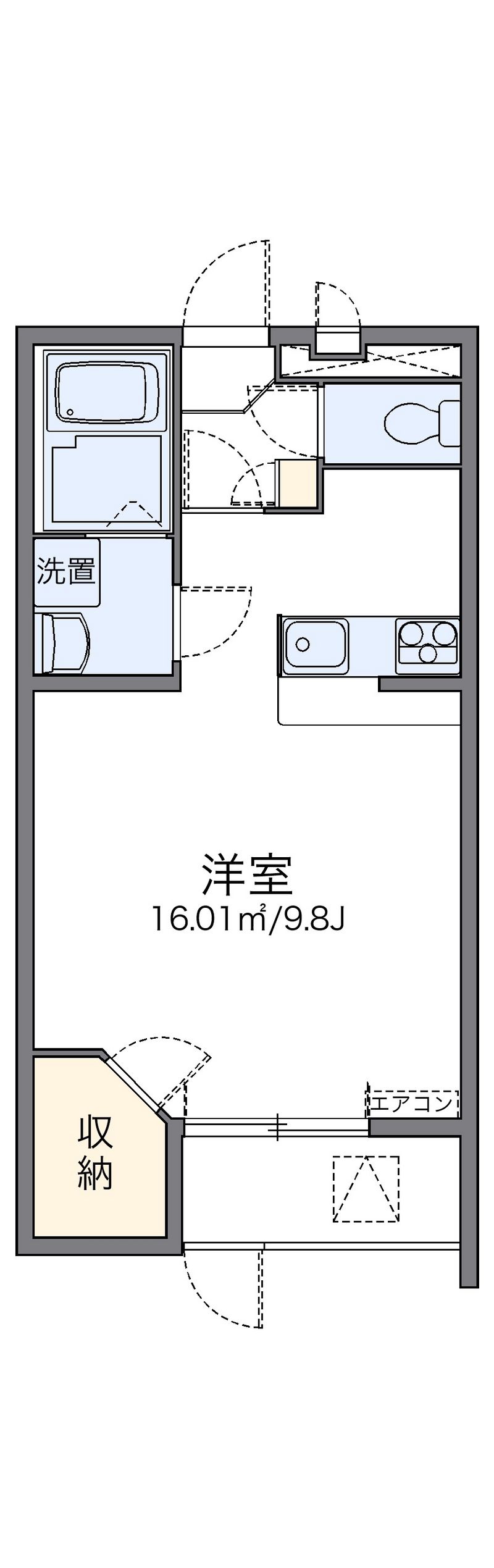 leopalace Tenjono II Floor plan