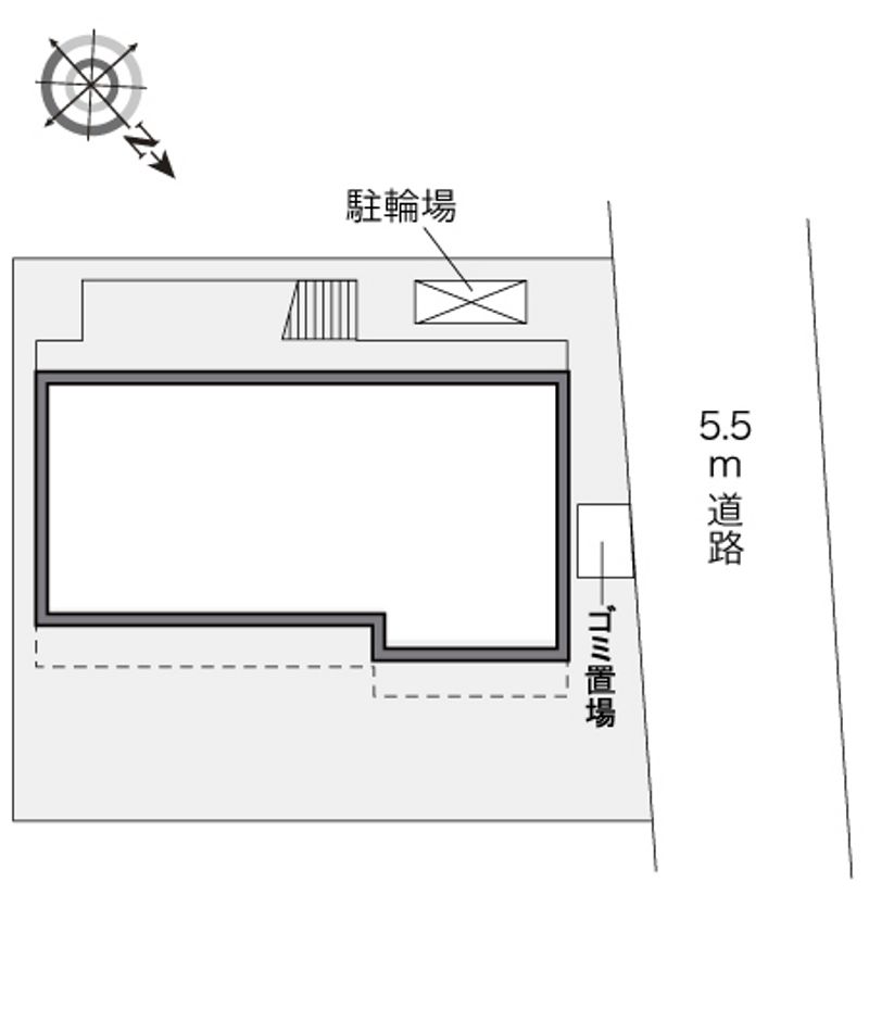 レオパレス大谷 配置図