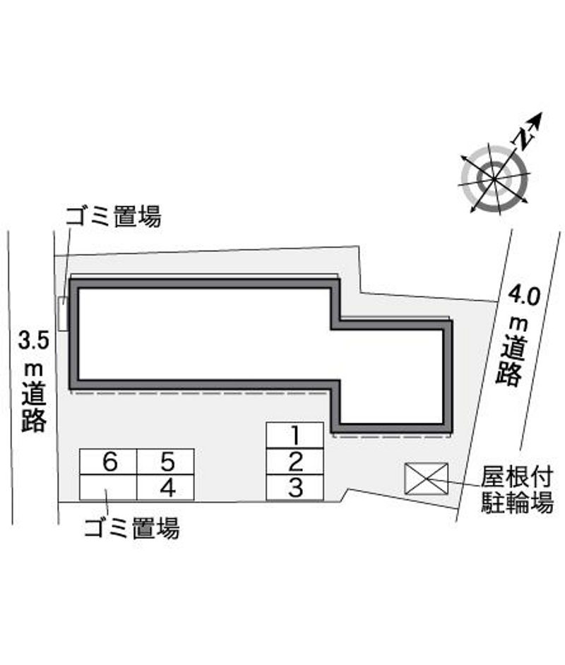 レオパレス西文化ＳＲ 配置図