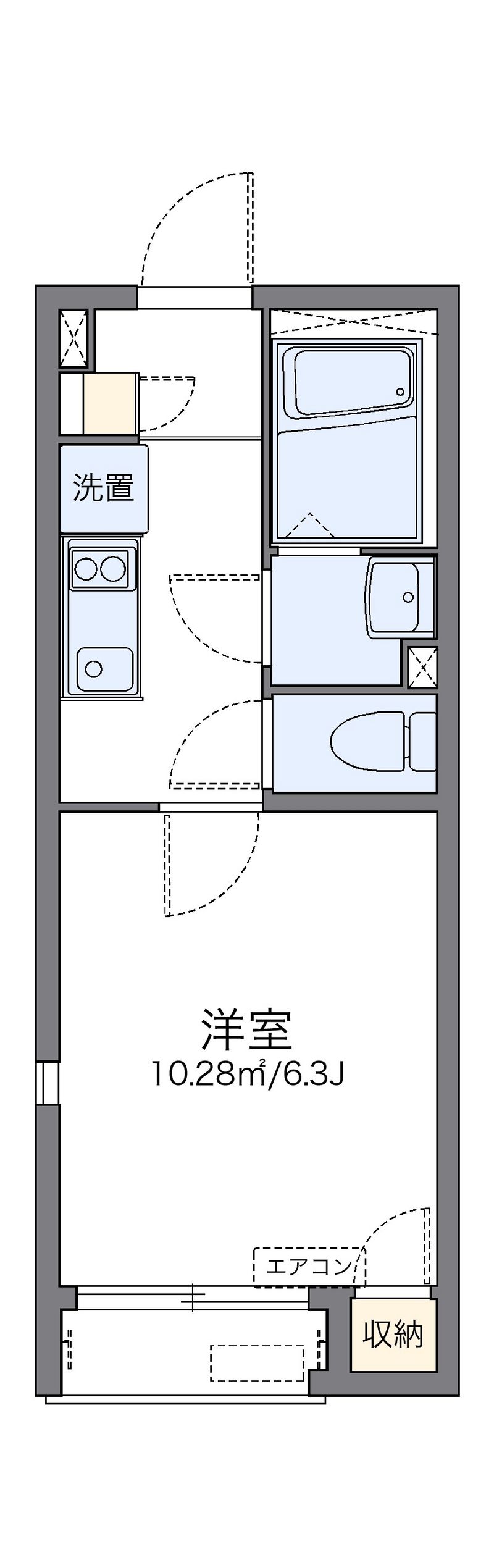 レオネクストディアコート北本 間取図