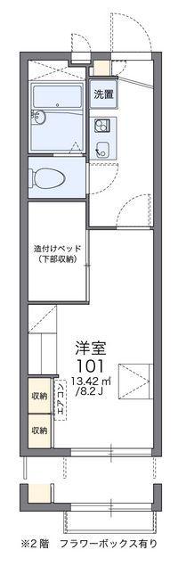レオパレス川口 間取り図