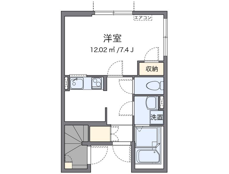 クレイノティンカーベル 間取り