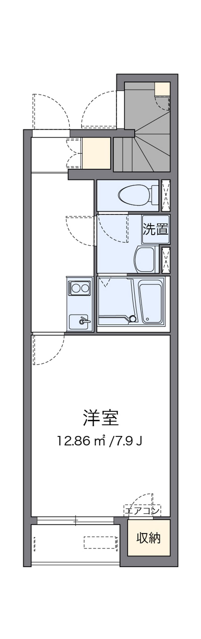 クレイノラ　グラシューズ　Ｍ 間取図