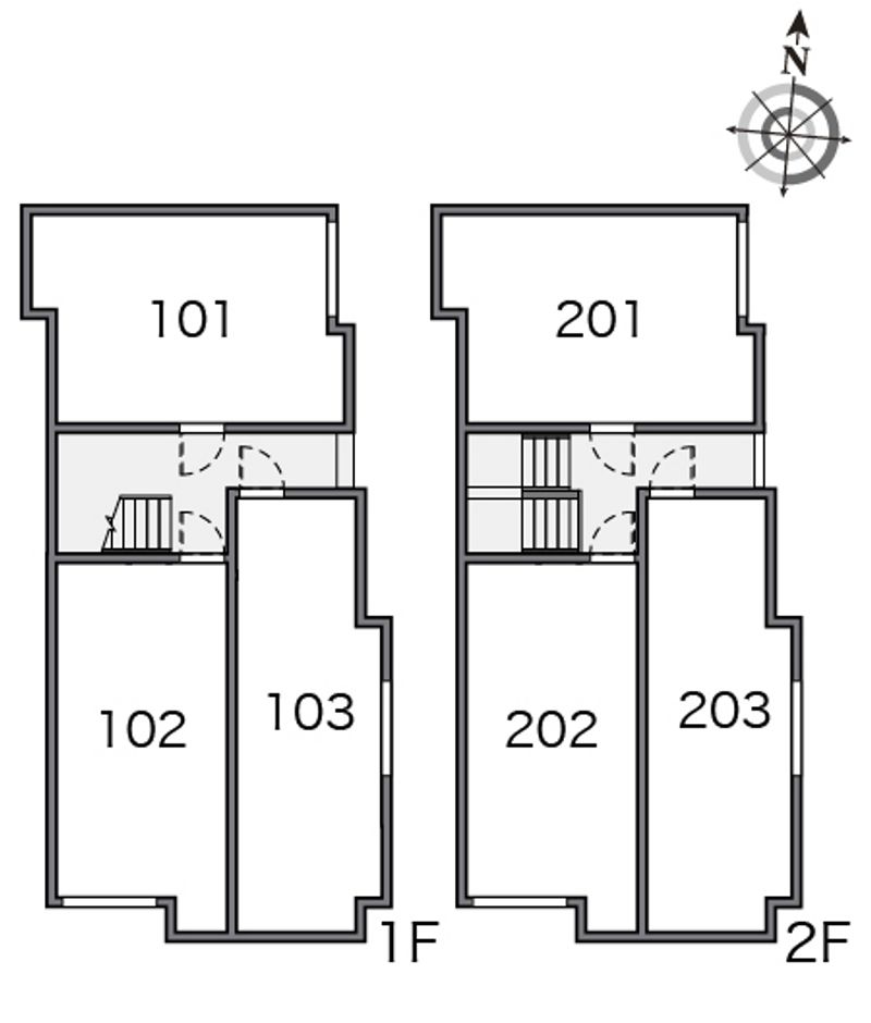 クレイノパル　ラ　パ 間取り配置図