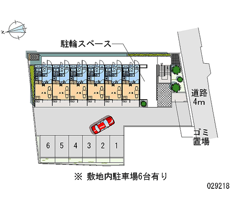 レオパレスイクセン３ 月極駐車場