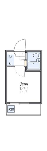レオパレス南台第３ 間取り図