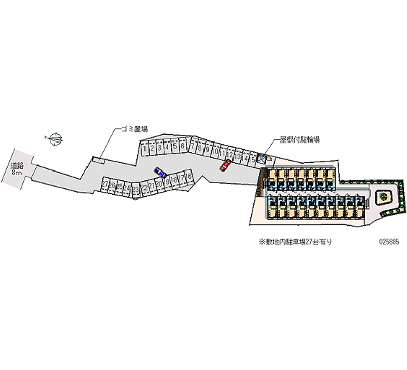 25885 bãi đậu xe hàng tháng