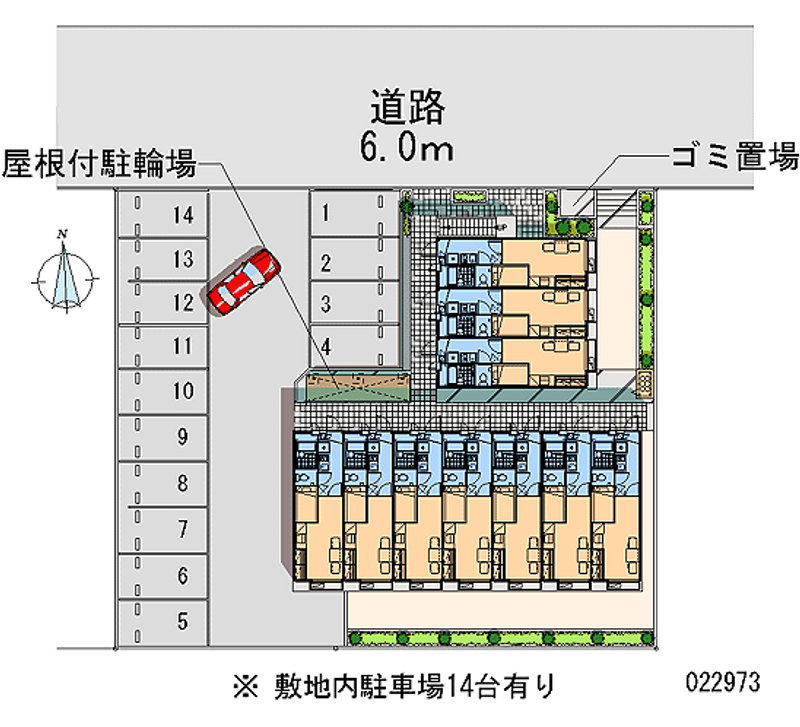 レオパレス慶弐番館 月極駐車場