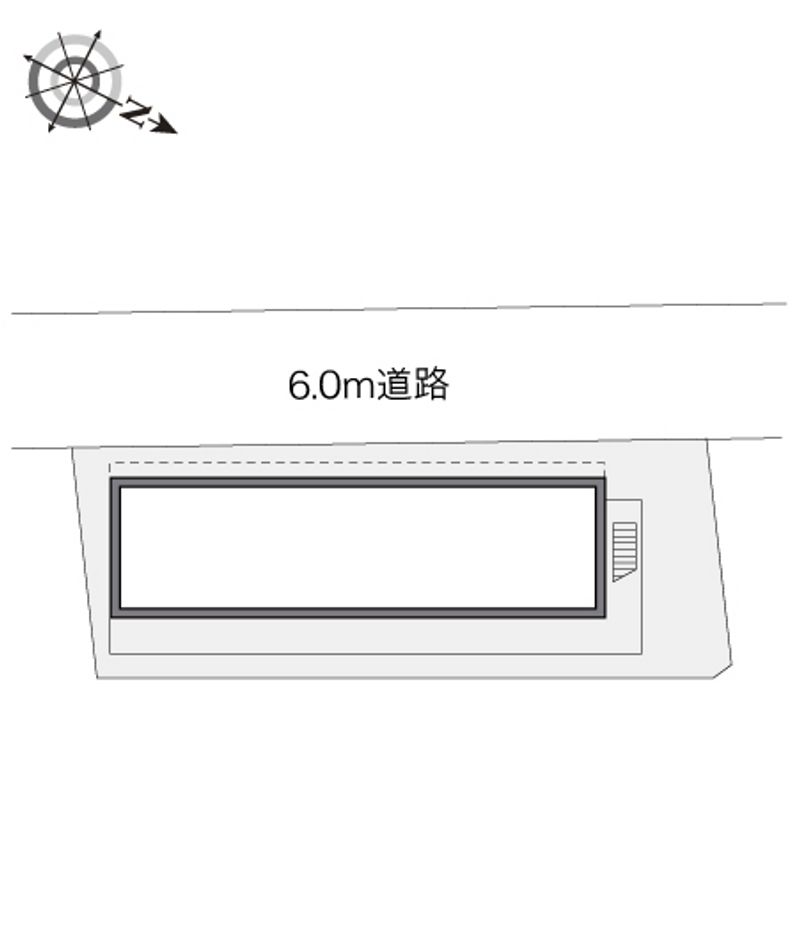 レオパレスエクセル新河岸 配置図